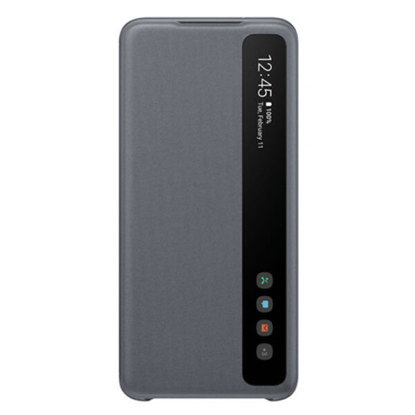 Samsung Galaxy S20 Smart Clear View Cover/case -Grey