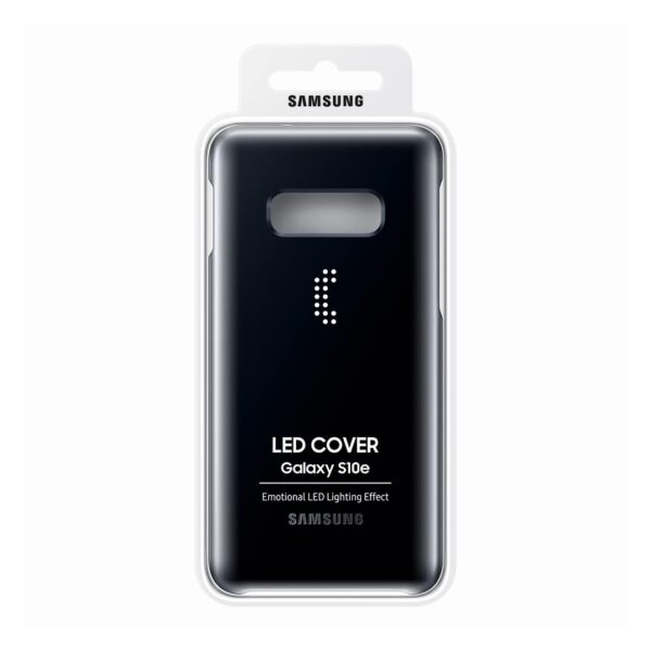 Samsung Galaxy S10e LED Protective back Cover - Black