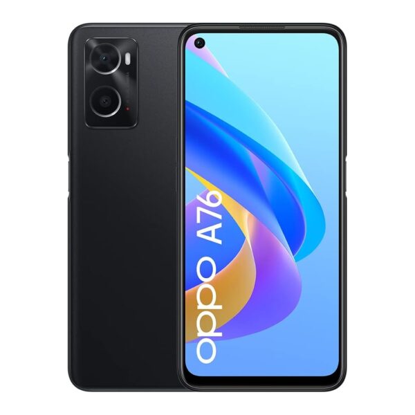 Oppo A76 (6.56-inch 4GB RAM 128GB Storage) Smartphone - Black OPEN BOX