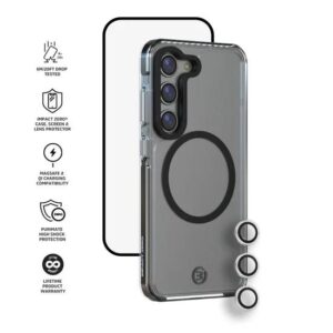 Samsung Galaxy S24 Clear MagSafe Case + Screen & Lens Protector–3sixT Protection