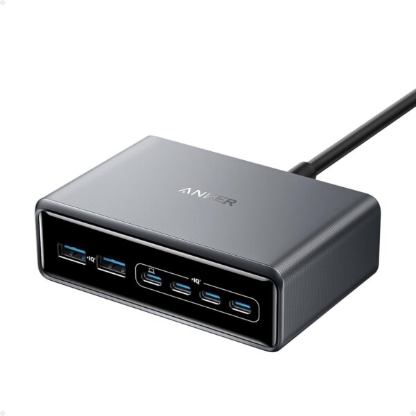 Anker Prime 200W 6-Port GaN USB-C Desktop Charging Station