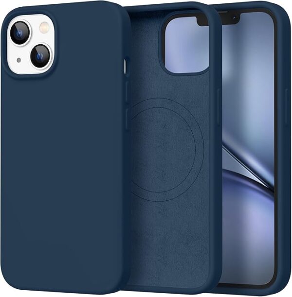iPhone 14 Plus Case –  Good2Go Silicone Case with MagSafe  – Blue