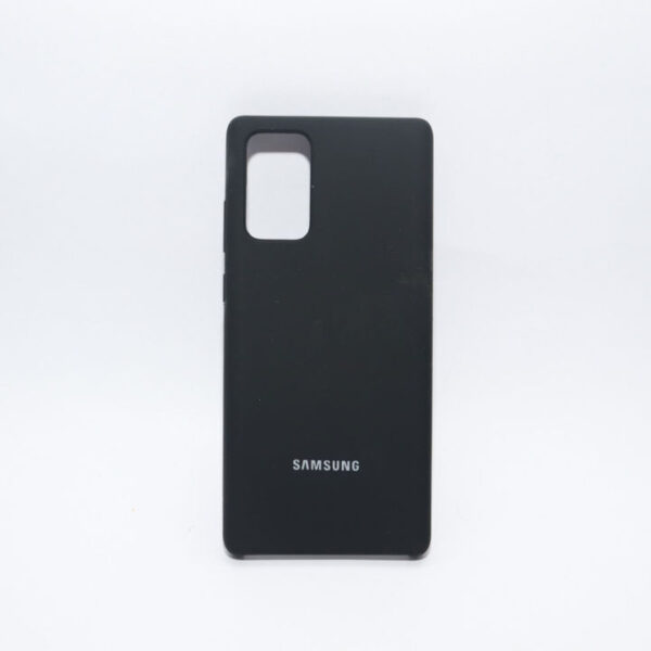 Samsung Galaxy Note 20/Note 20 5G Silicone Cover – Black & Pink