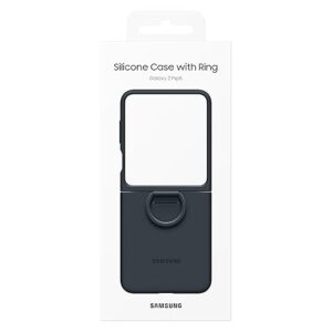 samsung galaxy z flip5 silicone case with ring