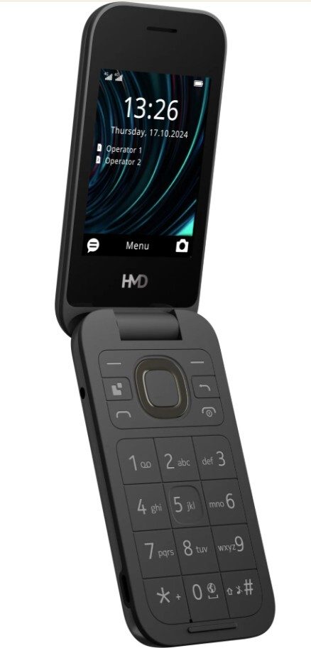 Nokia 2660 Flip 4G LTE Black – Brand New Condition (No Cradle Included)