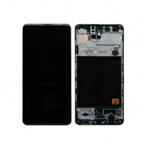 Original Samsung Galaxy A51 2019 A515F LCD Display Touch Screen with Frame – Black