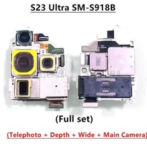 Original Samsung Galaxy S23 Ultra (SM-S918B) Front & Rear Camera Set