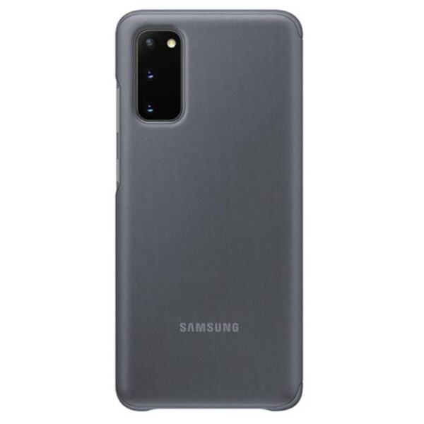 132b9c86-4dd5-41ae-82ab-41d968c34678-1.jpg Samsung Galaxy S20 Smart Clear View Cover/case -Grey