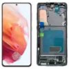 Original Samsung Galaxy S21 5G G991U Amoled LCD Display Touch Screen with frame