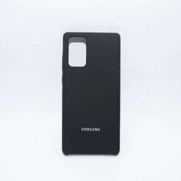 Samsung Galaxy Note 20/Note 20 5G Silicone Cover – Black & Pink