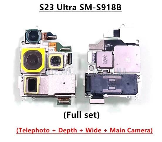 Original Samsung Galaxy S23 Ultra (SM-S918B) Front & Rear Camera Set