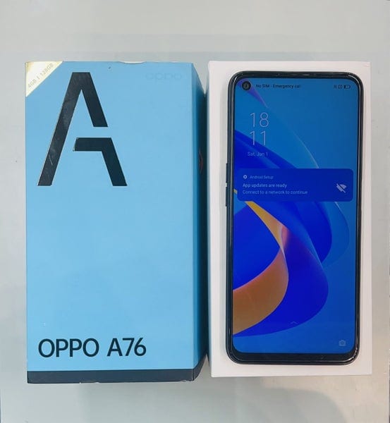 2c30e612-b465-49e7-a057-35f22105ca7e-2.jpg Oppo A76 (6.56-inch 4GB RAM 128GB Storage) Smartphone - Black OPEN BOX