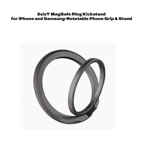 3c3b913c-4ebc-4a7a-82e5-9c38d9a7d7c0-1.jpg 3sixT MagSafe Ring Kickstand for iPhone and Samsung-Rotatable Phone Grip & Stand
