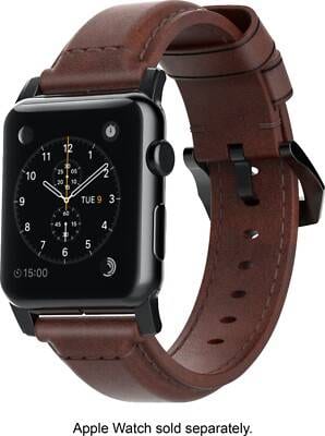 3d4f33e8-9df5-47f8-8310-56d2477cf916-2.jpg Apple Watch Series 8 GPS 41mm – Midnight with Brown Leather Band (A Grade)