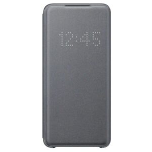 42b82f68-7e2f-43ea-b4ce-9f98f9818f8f-1.jpg Samsung Galaxy S20 Smart LED View Cover - Grey, All-around Protection,