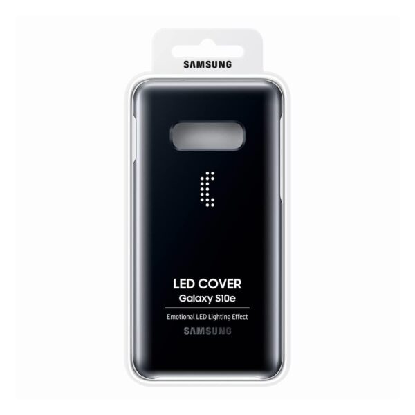 Samsung Galaxy S10e LED Protective back Cover - Black