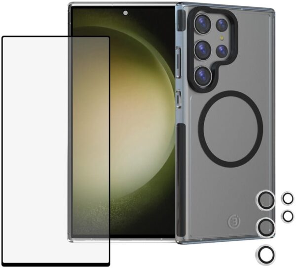 4d864e5f-9132-4958-8dc7-9517e771ab8a-1.jpg Samsung Galaxy S24 Ultra Clear MagSafe Case + Screen & Lens Protector–3sixT