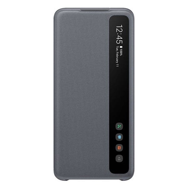 Samsung Galaxy S20 Smart Clear View Cover / case Grey