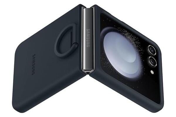 samsung galaxy z flip5 silicone case with ring