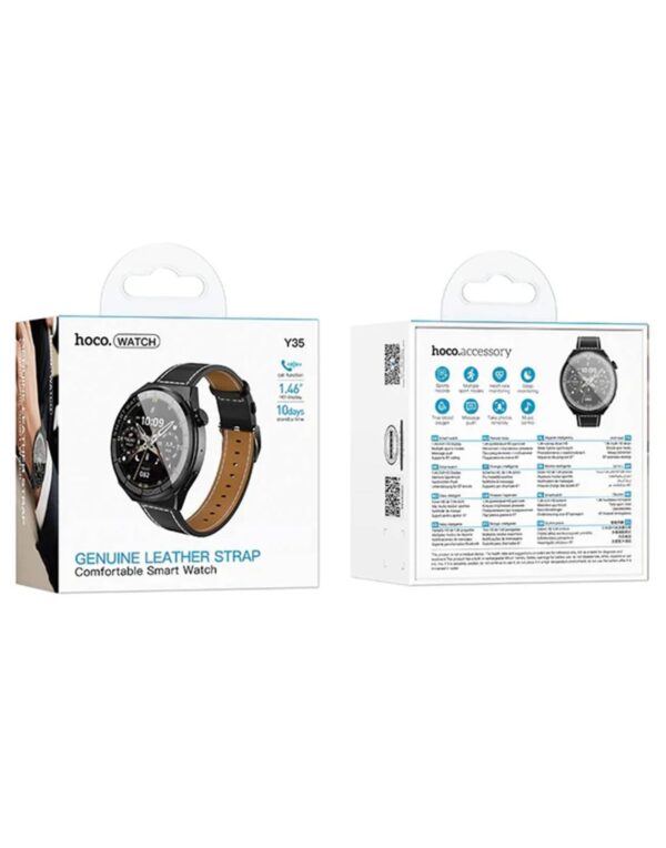 Hoco Y35 Smart Watch (Brown) Brand New With Calling Feature & Health tracking