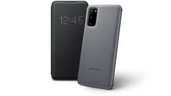 Samsung Galaxy S20 Smart LED View Cover - Grey, All-around Protection,