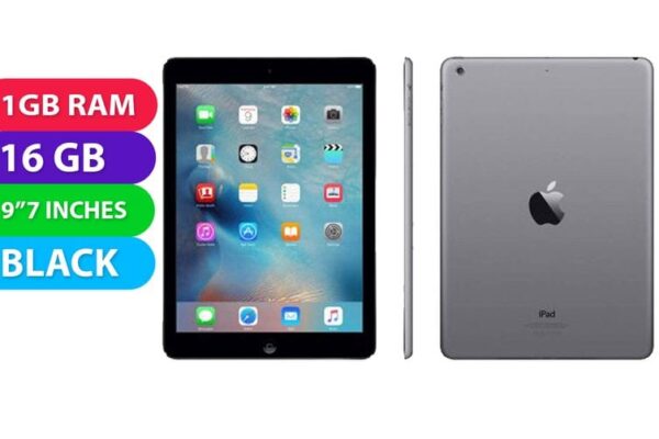 iPad Air A1474 16GB ROM 9.7" WIFI MODEL iOS 12.5 UNLOCKED + Free Case