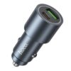 84115-3.jpg HOCO 48W PD + QC Super Fast Car Charger Dual Port USB-C & USB-A Fast Charging Adapter