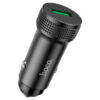 HOCO Z49A 18W QC 3.0 Aluminum USB Car Charger Fast Charging Adapter