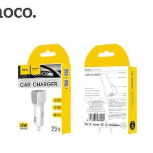 HOCO Z23 Dual Port 12W In-Car Charger 2.4A USB Car Charger