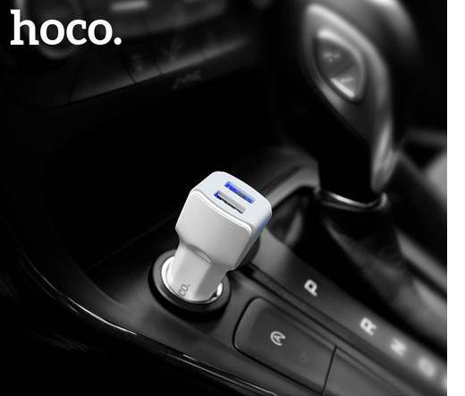 84125-2.jpg HOCO Z23 Dual Port 12W In-Car Charger 2.4A USB Car Charger