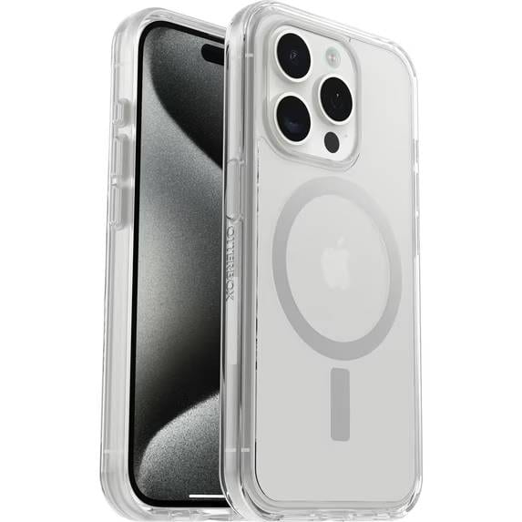 OtterBox Symmetry Series for MagSafe Case for iPhone 15 Pro – Clear