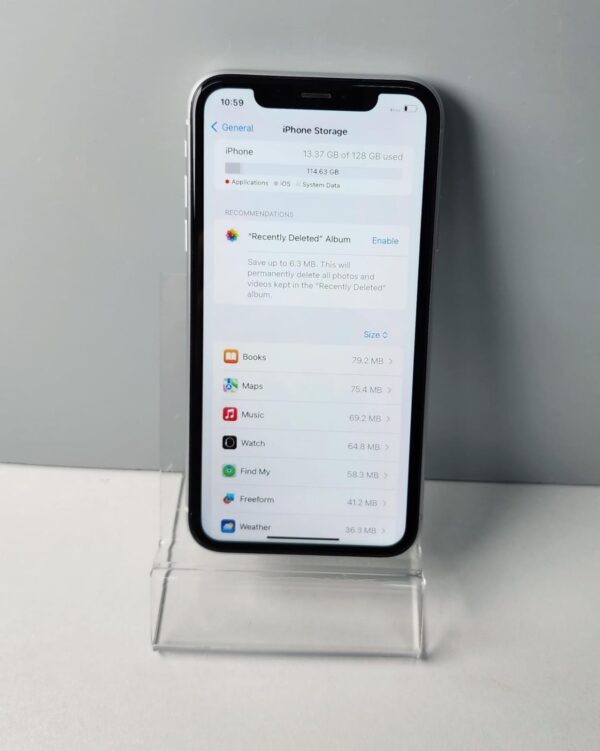 Apple iPhone XR 128GB White Unlocked A Excellent Condition
