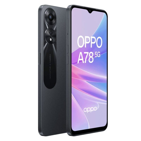OPPO A78 5G (2023) Dual SIM Smartphone - 4GB+128GB - Glowing Black