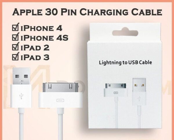 ipad 2 ipad 3 iPod 30 pin cable charger
