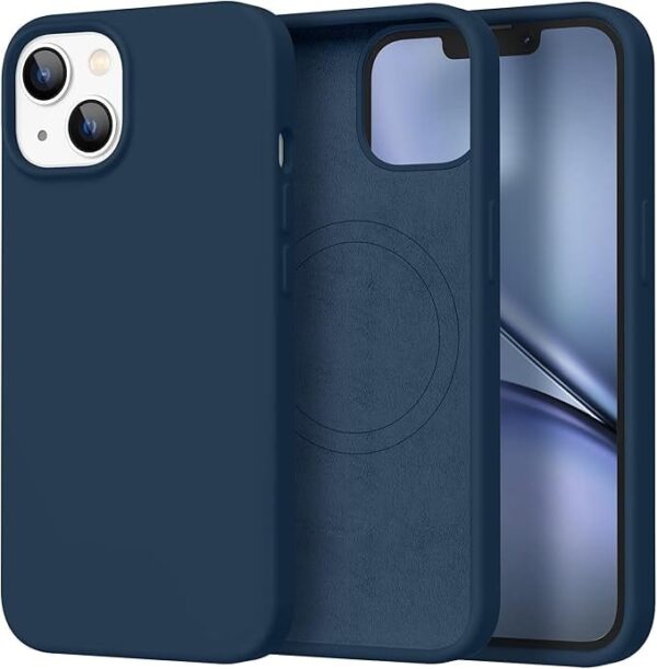 iPhone 14 Plus Case –  Good2Go Silicone Case with MagSafe  – Blue