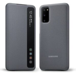 Samsung Galaxy S20 Smart Clear View Cover / case Grey