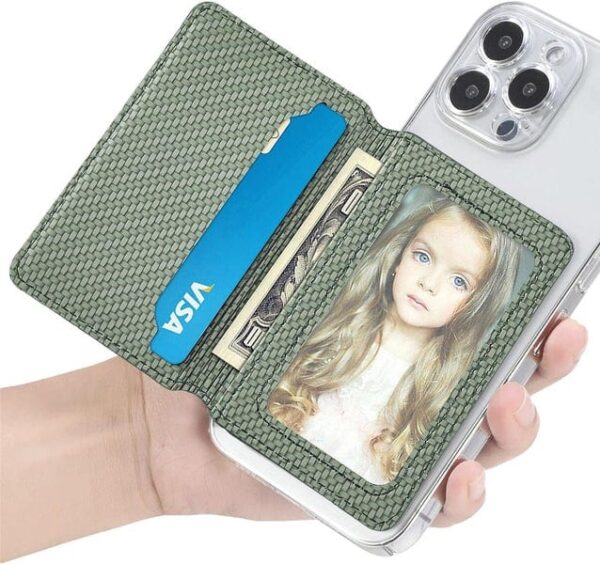 a879a6f0-db13-48fe-b752-29ee4062ae9b-2.jpg Stick On Phone Card Holder - Mobile Phone Wallet Waterproof Built-in Magnetic