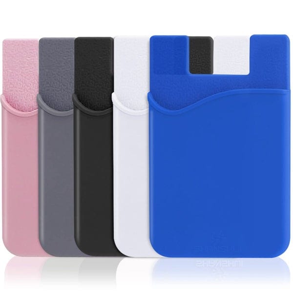 Silicon Wallet x 10pcs Credit Card Cash Stick Adhesive Holder for iPhone Samsung