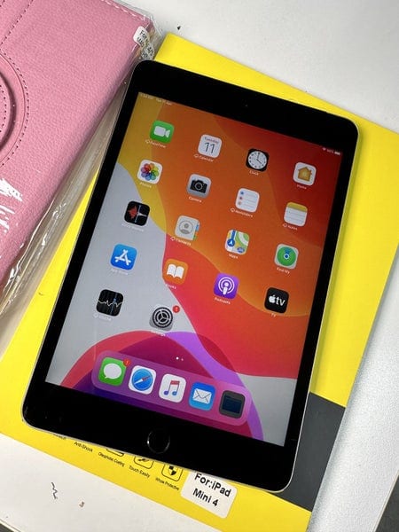 Apple iPad mini 4 Wi-Fi + 3G/4G Cellular 64GB A Grade + FREE KIDS CASE