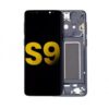 Original Samsung Galaxy S9 G960F Amoled  LCD Display Touch Screen with Frame