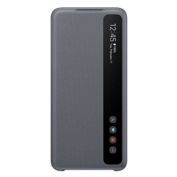 c4435e45-68ae-442a-935c-205328d14892-1.jpg Samsung Galaxy S20 Smart Clear View Cover/case -Grey