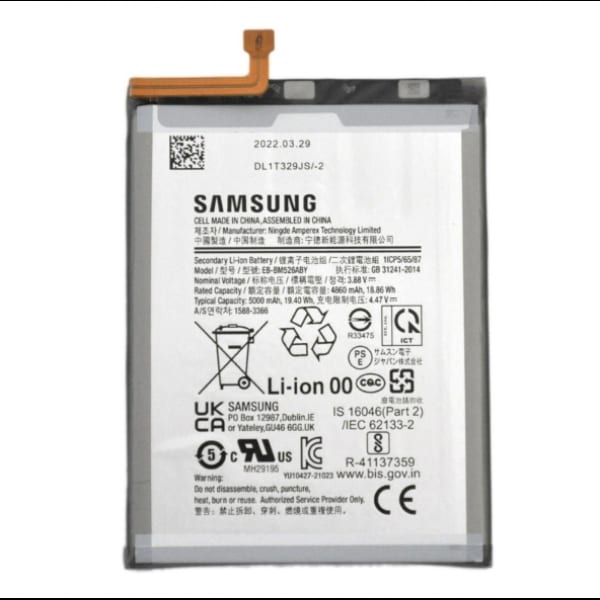 c88d596a-baa4-4e25-a635-da31f5799bb2-1.jpg Original Samsung Galaxy A73 5G SM-A736B Battery