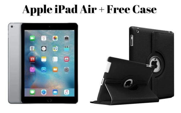 iPad Air A1474 16GB ROM 9.7" WIFI MODEL iOS 12.5 UNLOCKED + Free Case