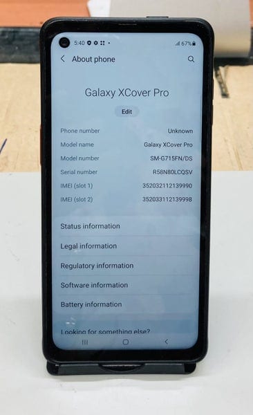 Samsung Galaxy XCover Pro 64GB 4GB Unlocked Good Condition