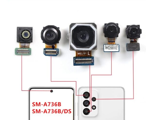 de16753f-a37b-4718-9e56-3df63c417a55-2.jpg Original Samsung Galaxy A73 5G SM-A736B Front & Rear Camera Set