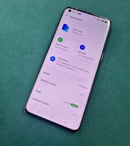 OPPO Find X5 Pro 5G Dual SIM Smartphone - 12GB+256GB - Ceramic BLACK