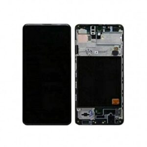 Original Samsung Galaxy A31 A315F Amoled LCD Display Touch Screen with Frame – Black