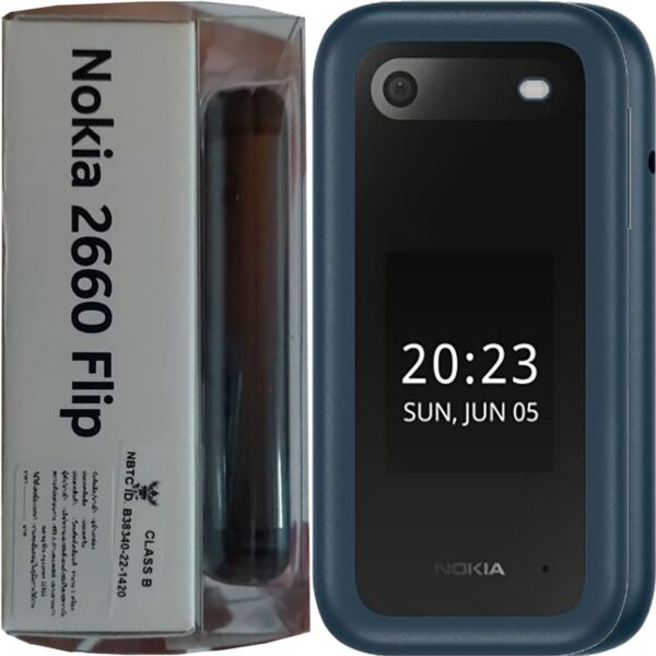 edbd868a-e679-4c45-940a-c46fc5c0e810-1.jpg Nokia 2660 Flip 4G LTE Blue – Brand New Condition