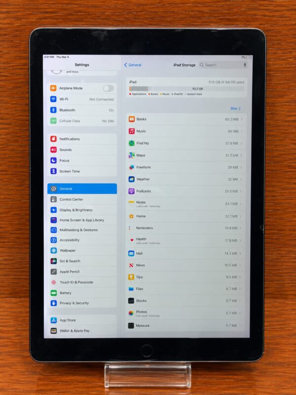 129fe28c-e053-458d-939d-352753f466c7.jpg Apple iPad Pro 12.9-inch 2nd Gen 64GB Silver Cellular Good Condition