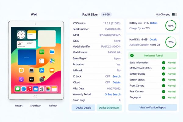 2d16a045-75d3-49be-95eb-508a4012e015-1.jpg Apple iPad 9th Gen 10.2-inch 64GB Wi-Fi + Cellular Good Condition Silver